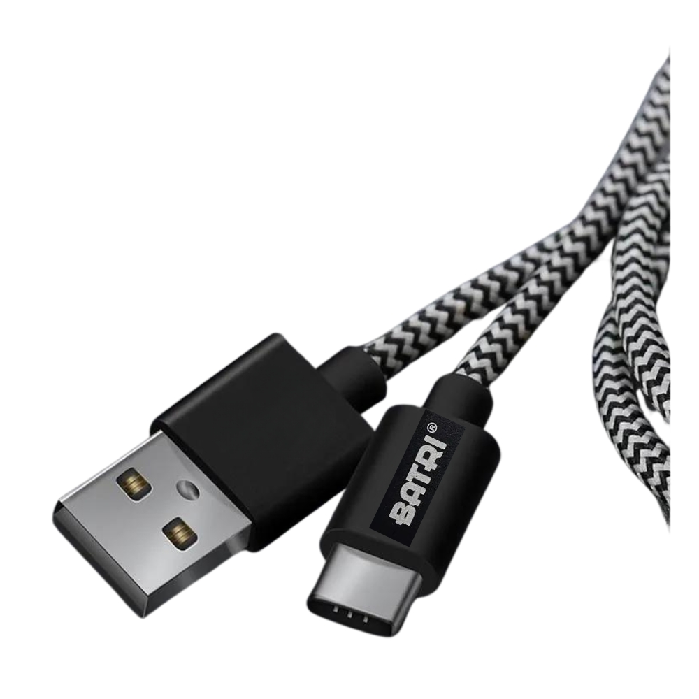 Cable Batri Usb A Tipo C 3 Metros 3.4a